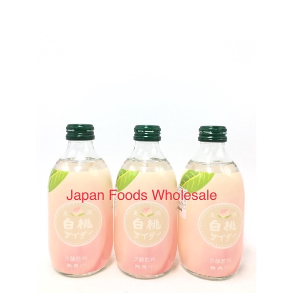 Tomomasu White Peach Cider 3pc / minuman jepang / minuman impor