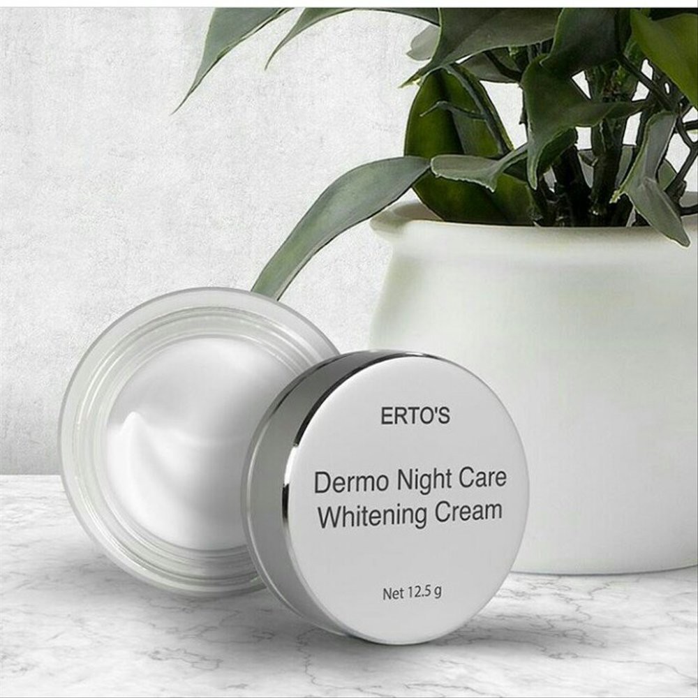 ERTOS DERMO NIGHT CARE WHITENING CREAM ORIGINAL- PENCERAH DAN PELEMBAB