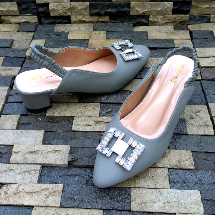 Murano Amanda Gray Special Edition Sepatu Big Size Jumbo 41-46