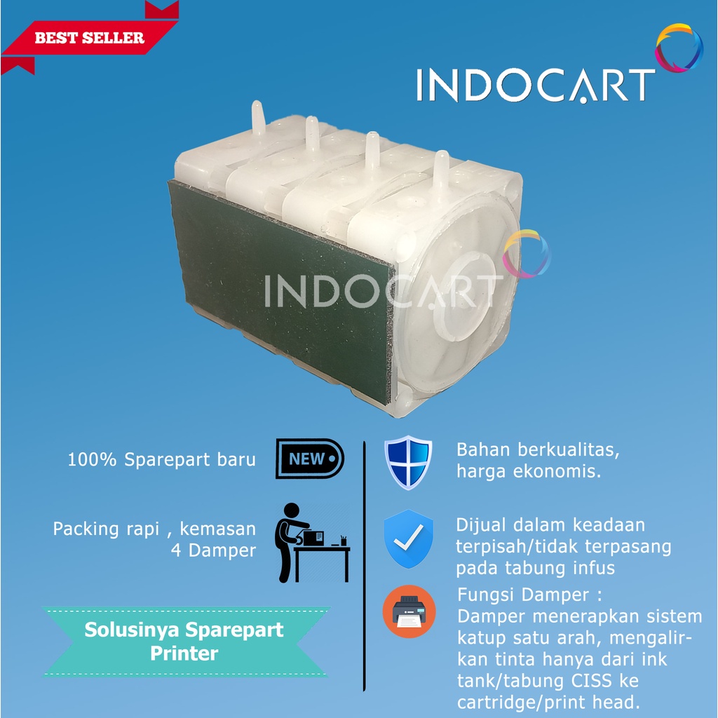 Damper-Dumper Tinta Infus Modif CISS-Inkjet Printer HP Canon Epson-4