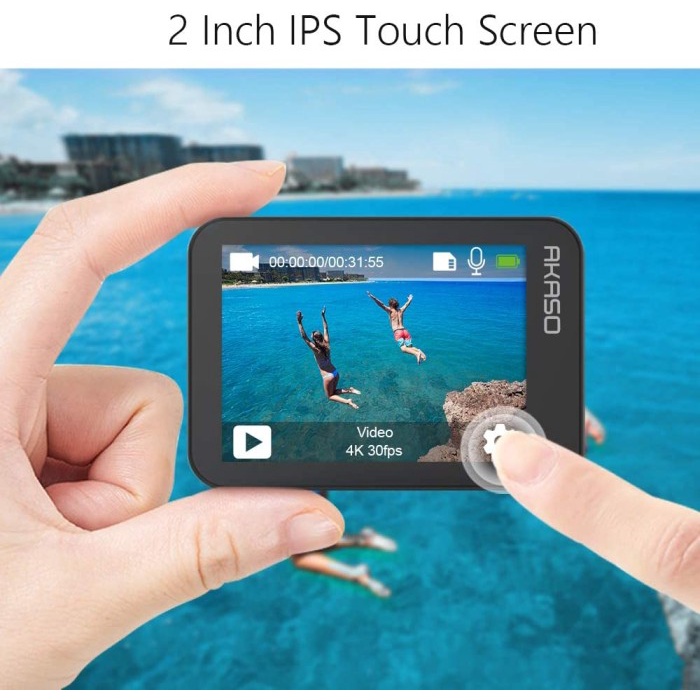 Akaso V50 X V50X 4K 30fps Action Cam Garansi Resmi-2