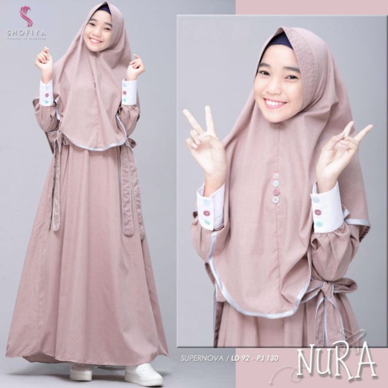 GAMIS REMAJA NURA DRESS ORI SHOFIYA