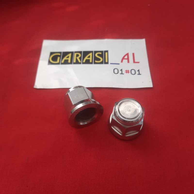 Mur roda belakang mur as roda stainless Beat scoopy vario fi