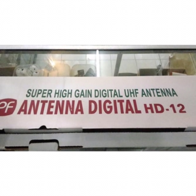 Antena Digital TV PF H12 Gratis Kabel Antena 13 METER