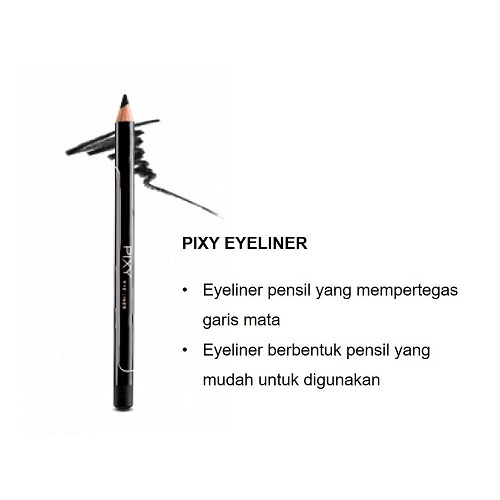 Ningrum Kosmetik Kecantikan Mata Eyeliner Pencil Pixy Ori Eyeliner Mata - 8022