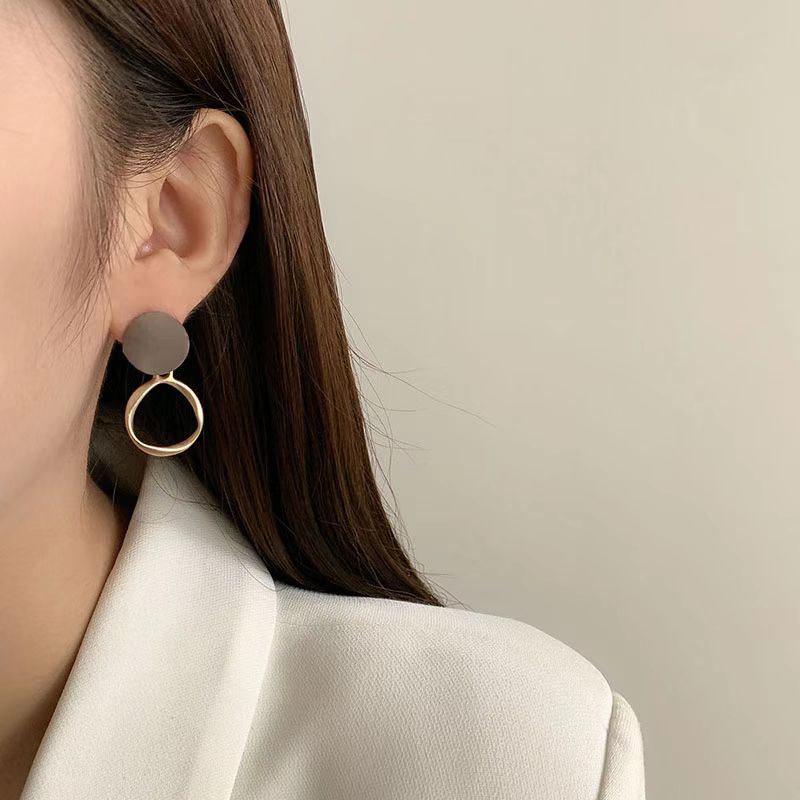 (Hello Girl) E43 Sepasang Anting Fashion Wanita Jepit  Gaya Korea Import