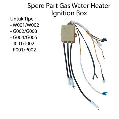 Sparepart igniton untuk gas water heater Matrix alltipe