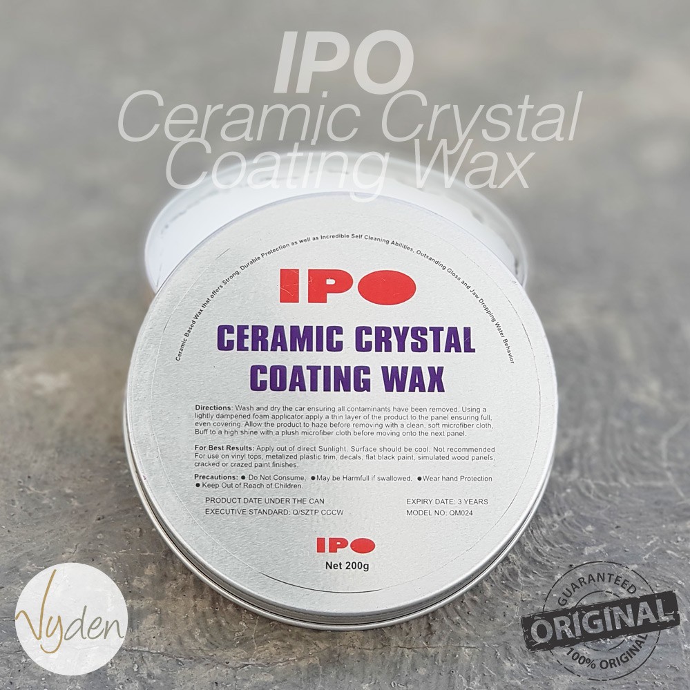 IPO Ceramic Crystal Coating Wax 20 Gr ECER Coating Pasta MURAH