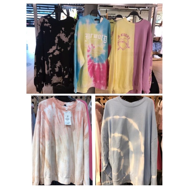 Jasa titip Jastip Oversize Crop Sweater Sweatshirt Cewek Hoodie Bershka Diskon Sale Murah Original