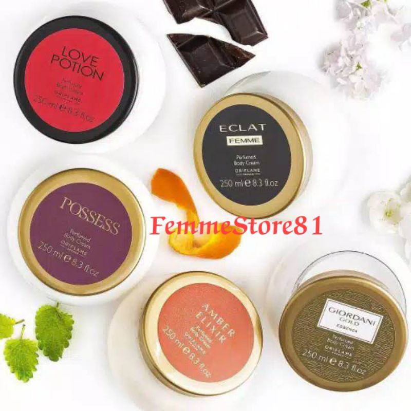 Giordani Gold Essenza/ Possess/ Divine/ Eclat Femme/ Love Potion/ Amber/ Milk&amp;Honey Body Cream