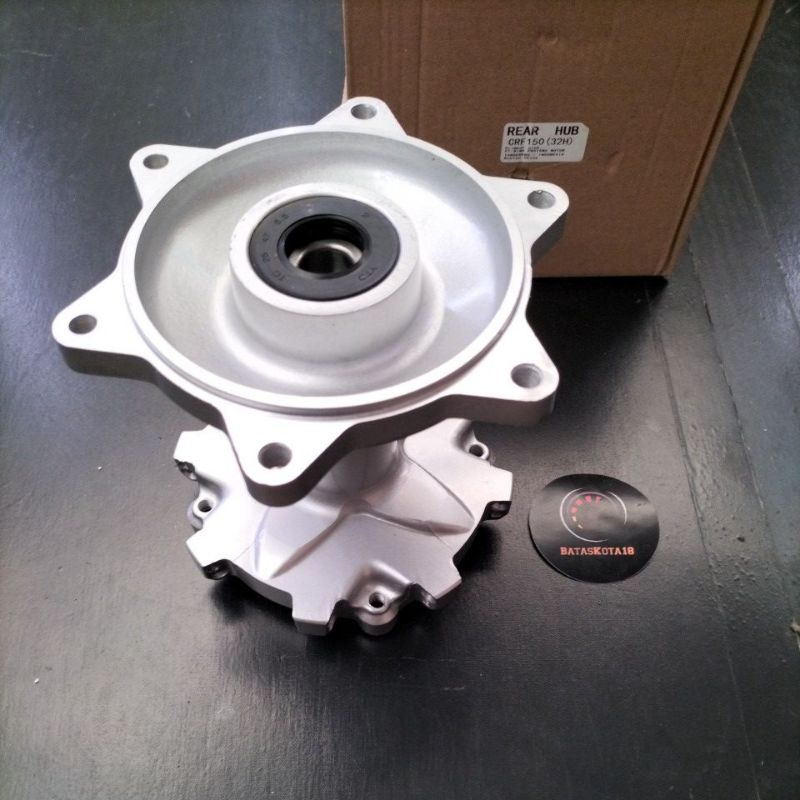 Tromol depan Belakang CRF 150 crf150l 32 hole plus bosh plus bearing Silver