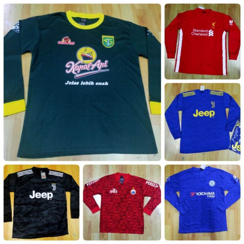 JErSEY LENGAN PANJANG VARIANT LIGA EROPA