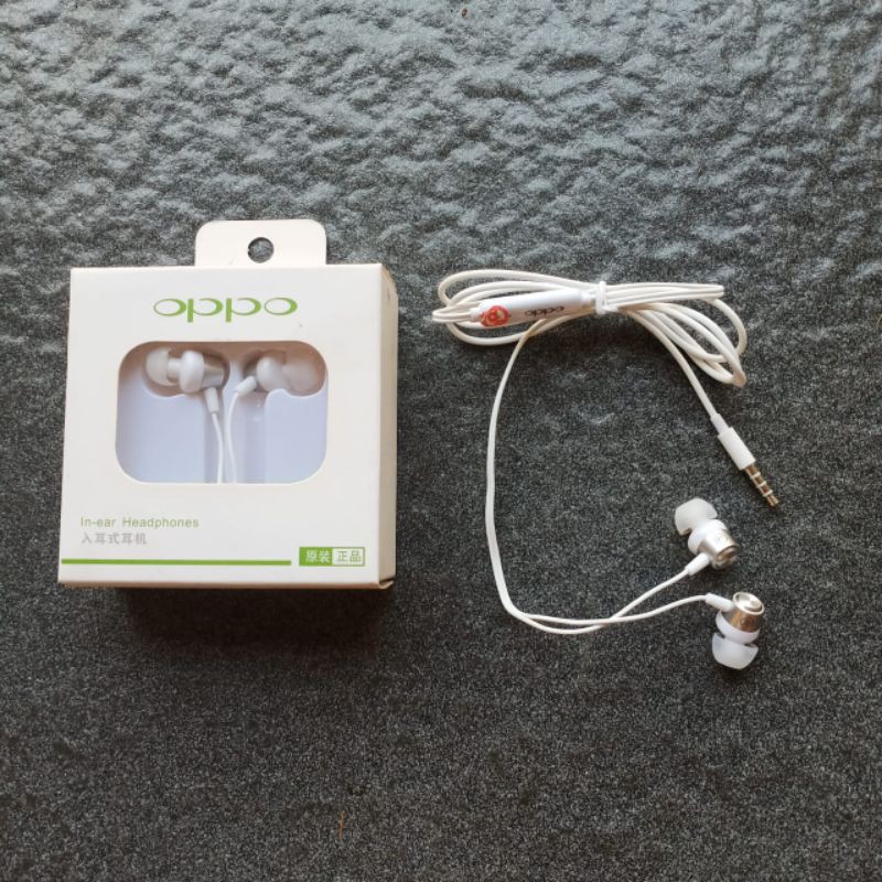 Headset Oppo ( 6 model ) handset hedset henset handsfree hensfri earphone