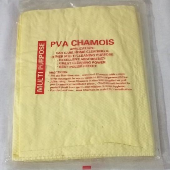 Lap Chamois busa kanebo pembersih motor mobil perabotan