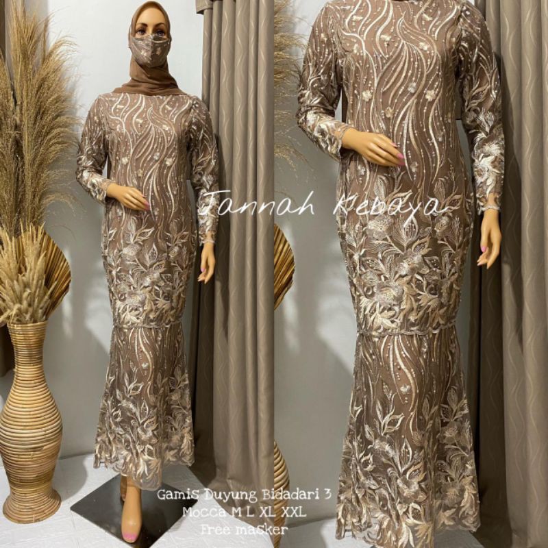 KEBAYA MODERN - GAMIS DUYUNG BIDADARI - GAMIS DUYUNG CANTIK - GAMIS KEBAYA MODERN - GAMIS TERLARISS