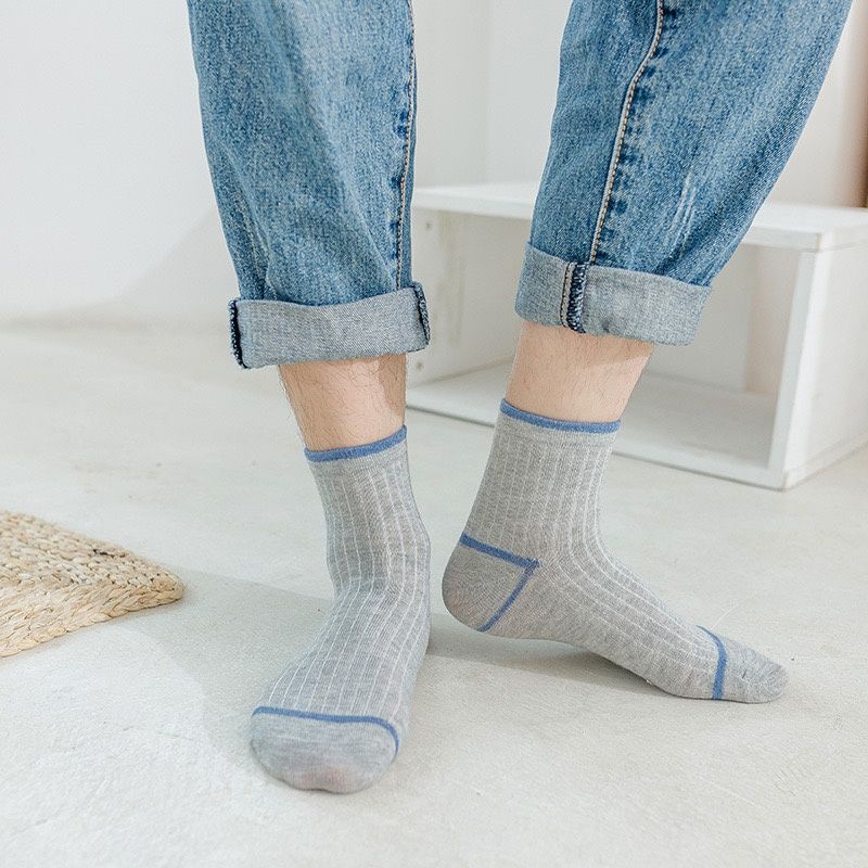 [COD] Kaos Kaki Panjang Motif Garis Kaos Kaki Polos Kaos Kaki Panjang Fashion Korea Import