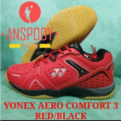 SEPATU BADMINTON YONEX AERO COMFORT 3 RED/BLACK