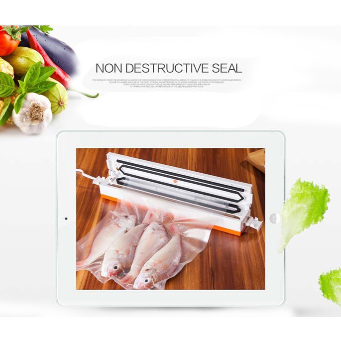 SD8i Pompa Vacuum Sealer Makanan Food Packing Machine Vacum Elektrik Plastik Pembungkus 220V SX-101 orri