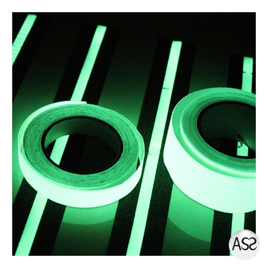 ASS Shop - YIKAA Lakban Glow In The Dark Luminous Adhesive Tape 1.5cmx10m - A0015