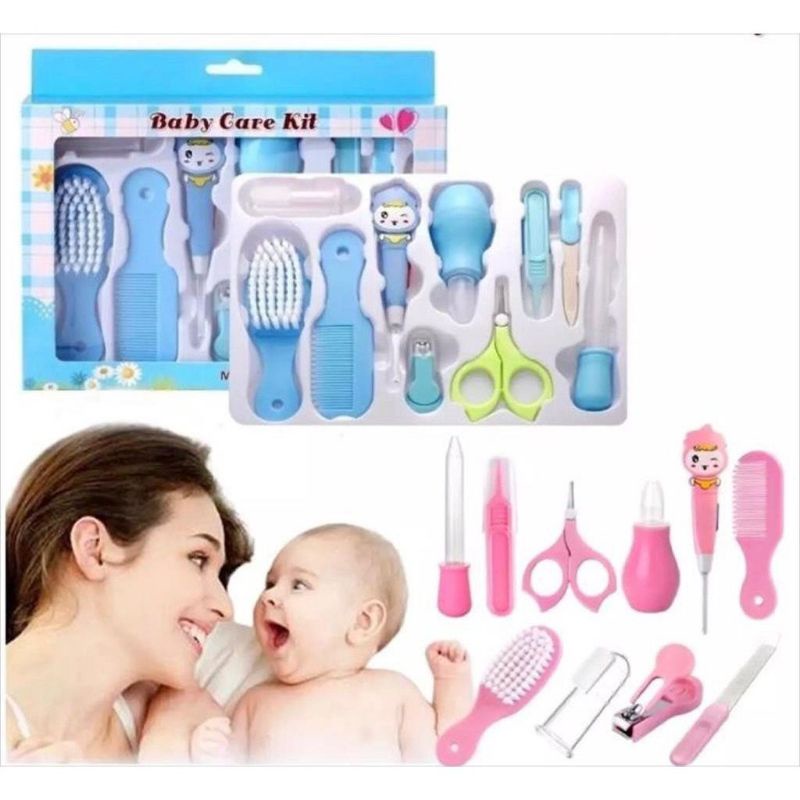 BABY CARE KIT SET 10IN1 - BABY GIFT SET - BABY KIT TOOLS Perlengkapan Bayi Set Newborn isi 10/6 (Termometer. Gunting Kuku. Sisir Bayi. Dll) Baby Care Kit aby Care Kit My First Baby Care Set Isi 10 SET Peralatan Bayi Baby Nail Care Set Isi 10