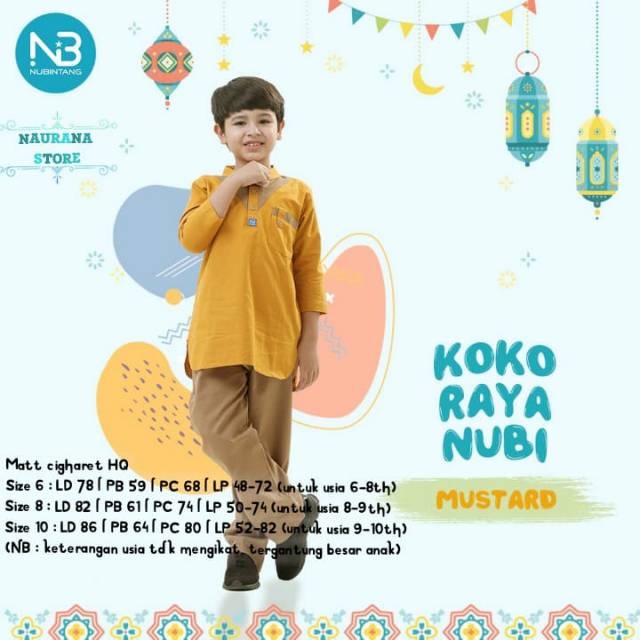 Koko - Kurta - Koko Anak - Kurta Anak - Koko Rayya NUBI