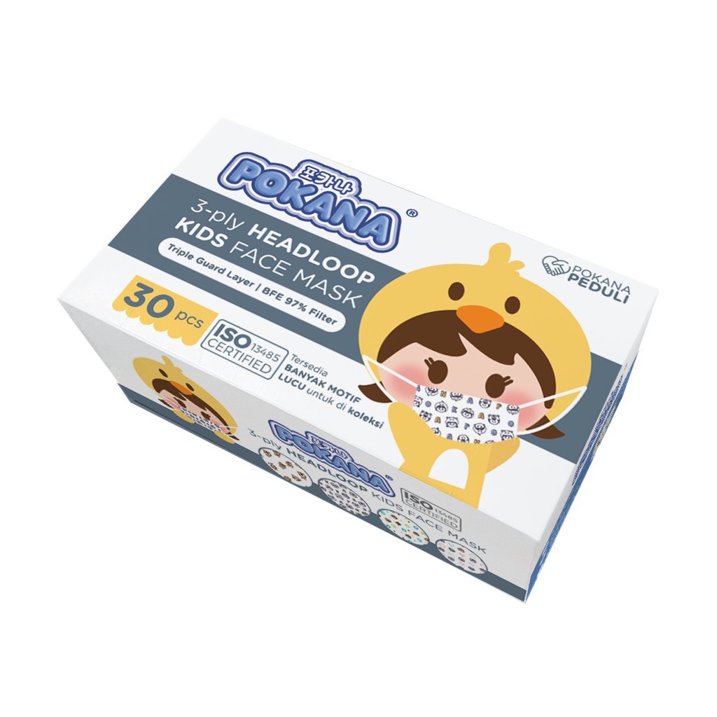 POKANA MASK KIDS HEADLOOP 30`S
