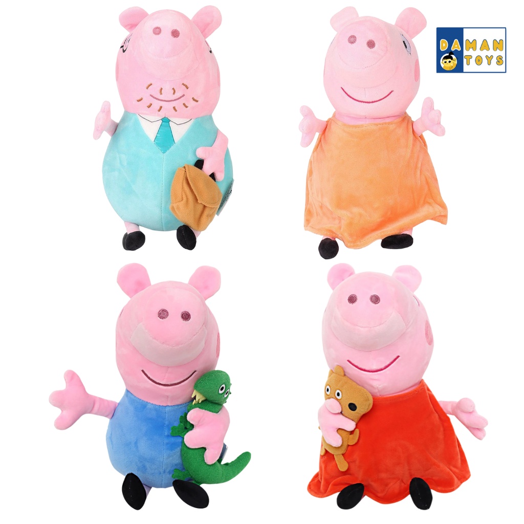 Mainan Anak Boneka Besar Peppa Dan George Pig Hadiah Ulang Tahun Anak