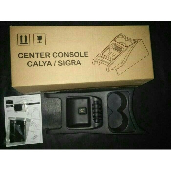 Console Box Calya Sigra Hitam Consoalbox Tengah Mobil Konsul Box