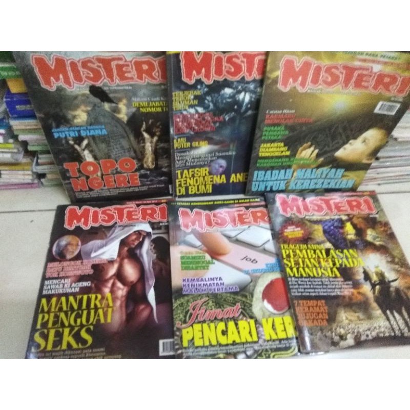 OBRAL MAJALAH MISTERI BEKAS