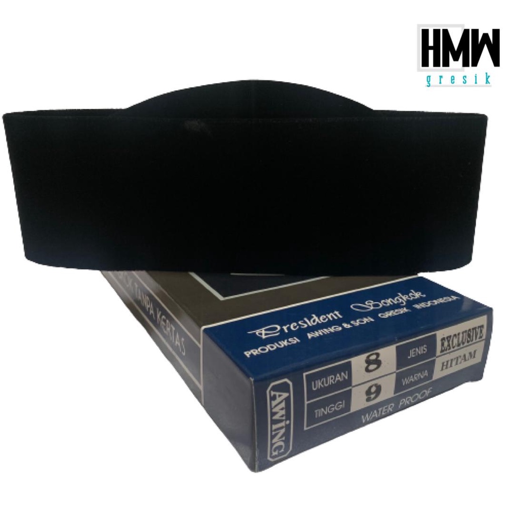 Songkok AWING Hitam Exclusive (Susun)
