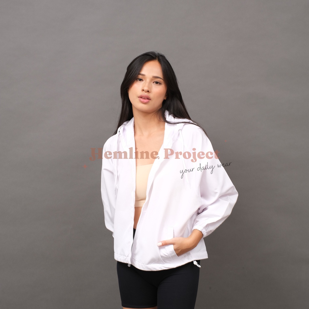 Ganis Oversized Jaket Parasut Hoodie by Hemline Project