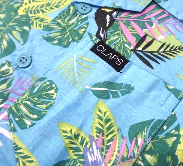 CLAPS - Monstera Loose Fit Print Shirt (Kemeja Anak)