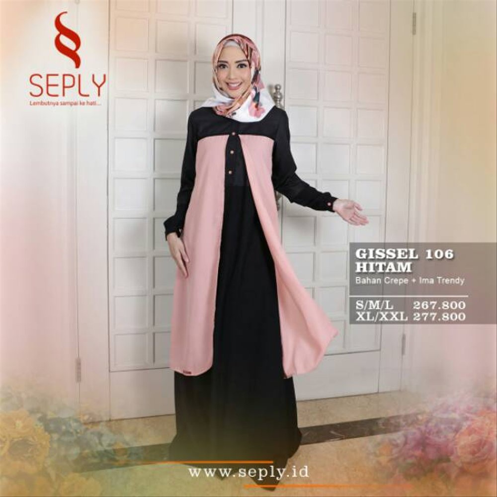 Seply - Gamis Dewasa - Gissel 106 - Gissel 117 - Gissel 124 Gissel 161 - Gissel 34