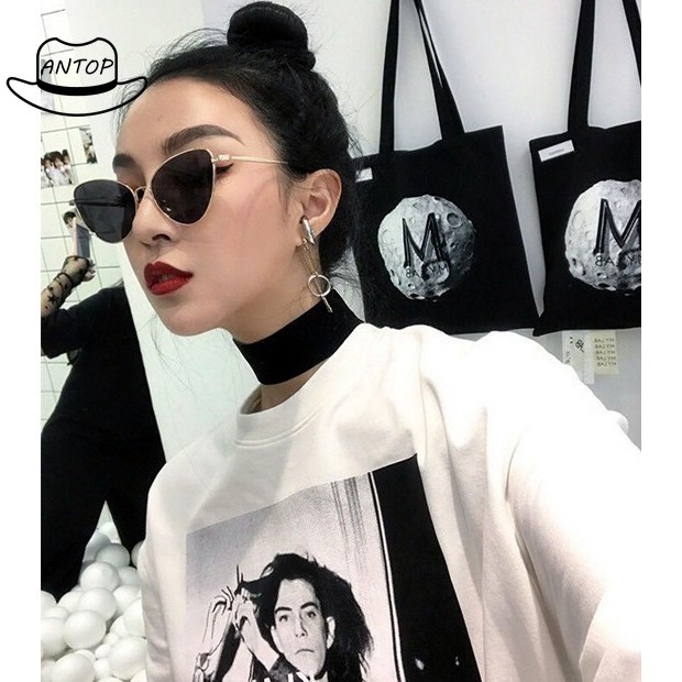 Antop！Bayar di Tempat Kacamata Hitam Wanita Model Retro Cat Eye Sunglasses Women UV400 Protection