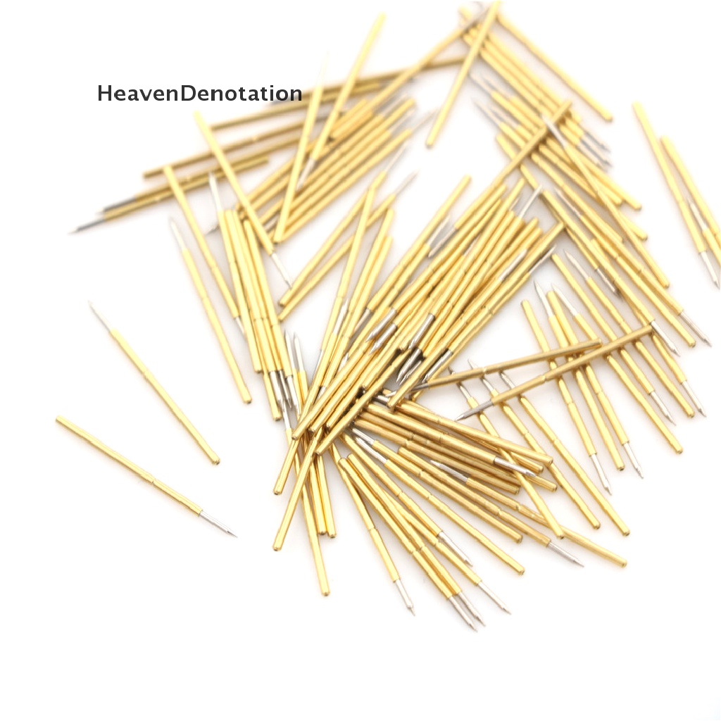 100x P50-B1 Dia 0.68mm Panjang 16mm 75g Pin Pogo Test Probe