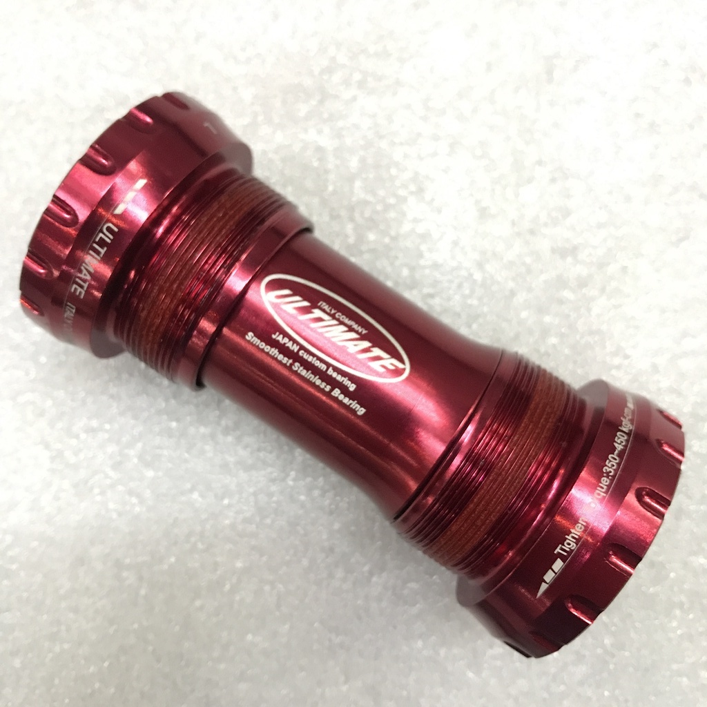 Bottom Bracket BB Bearing Stainless Ultimate Hollowtech 2 Ano Red not Shimano Ultegra Xt Xtr Ceramic