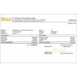 Cetak Slip Gaji Shopee Indonesia
