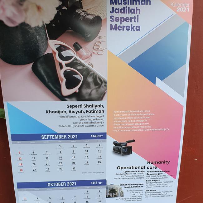 

Super Seller-74 kalender dinding rodja 2021