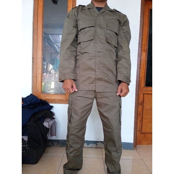 seragam PDL pol PP / satpol pp bahan american drill