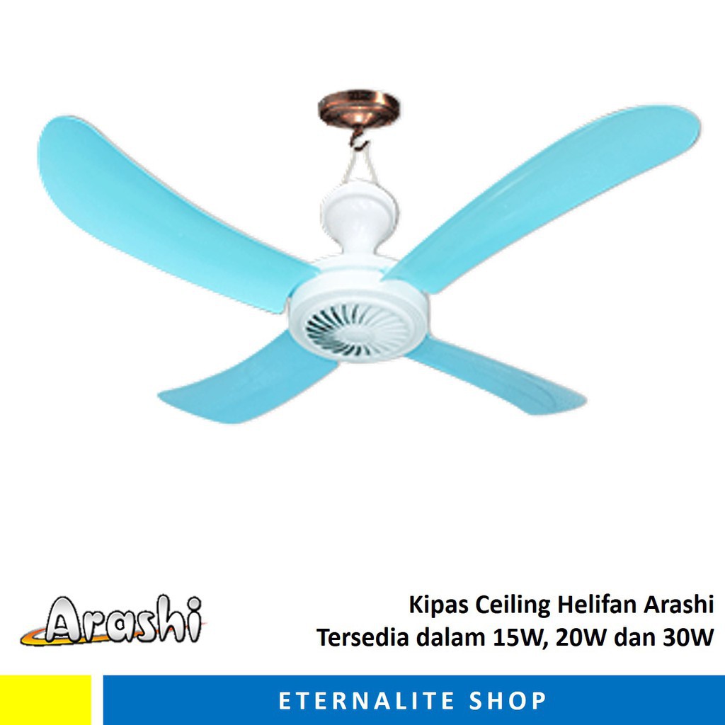 Ceiling Fan HeliFan Kipas Gantung Arashi Helifan 15W