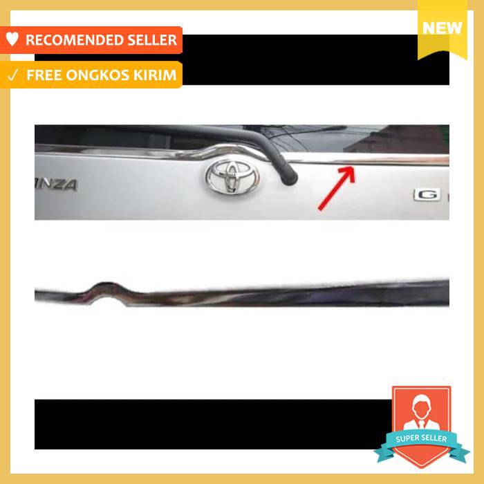 List Lis Pintu Kaca Belakang Chrome New Avanza Xenia Vvti 2005 2011