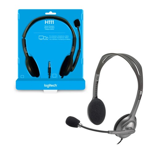 Logitech H111 Stereo Headset Original Garansi Resmi