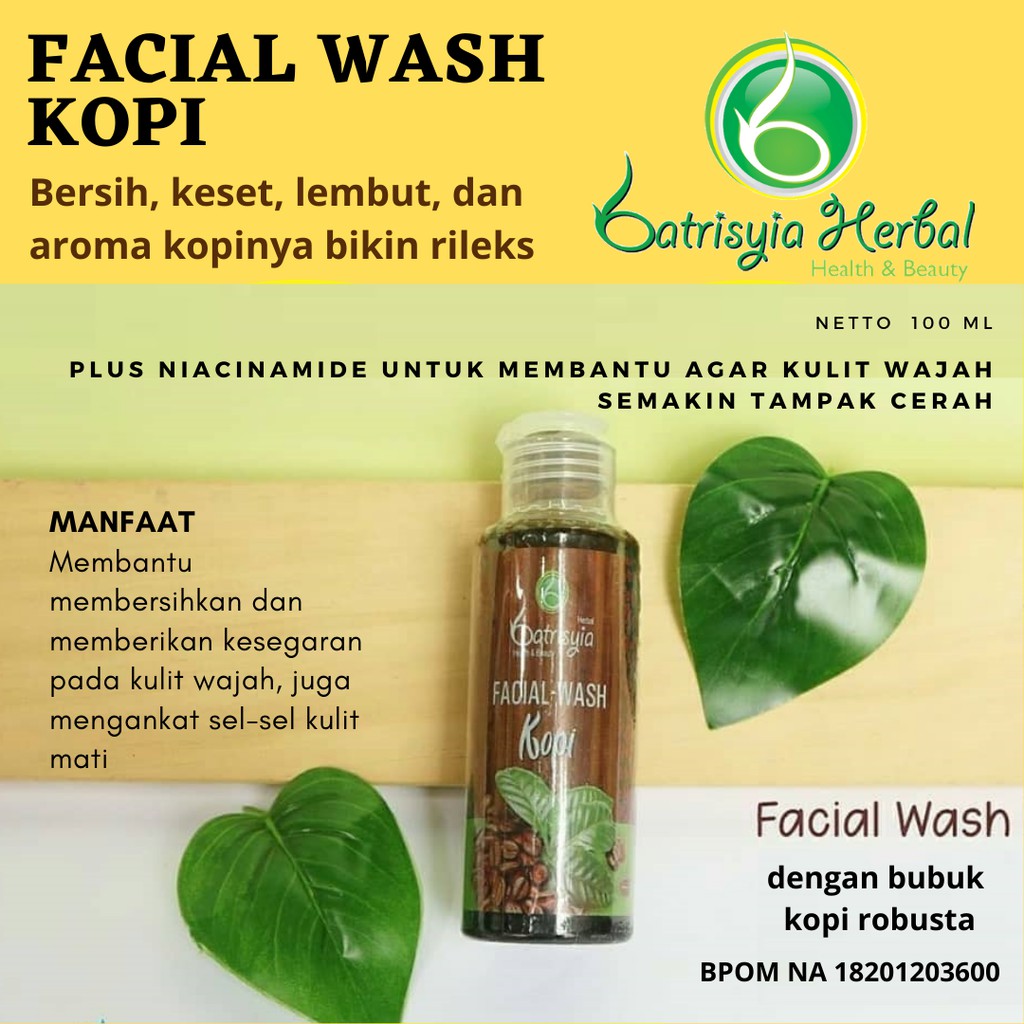 Batrisyia Facial Wash Kopi 100 ml