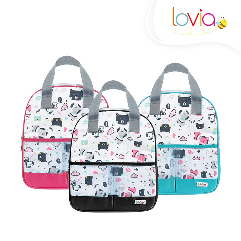 Kiddy Tas Bayi Diaper Bag / Tas Penyimpanan Botol Susu Anak / Tas Travelling Bayi Pinata Series / 50048