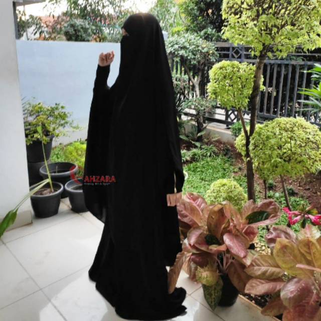 Set French Khimar Zipper + rok