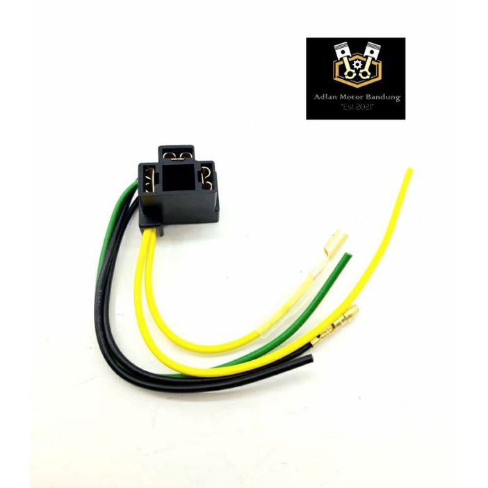 FITTING LAMPU SOCKET SOKET FITTING LAMPU DEPAN VIXION OLD H4 PNP SCOOPY FI