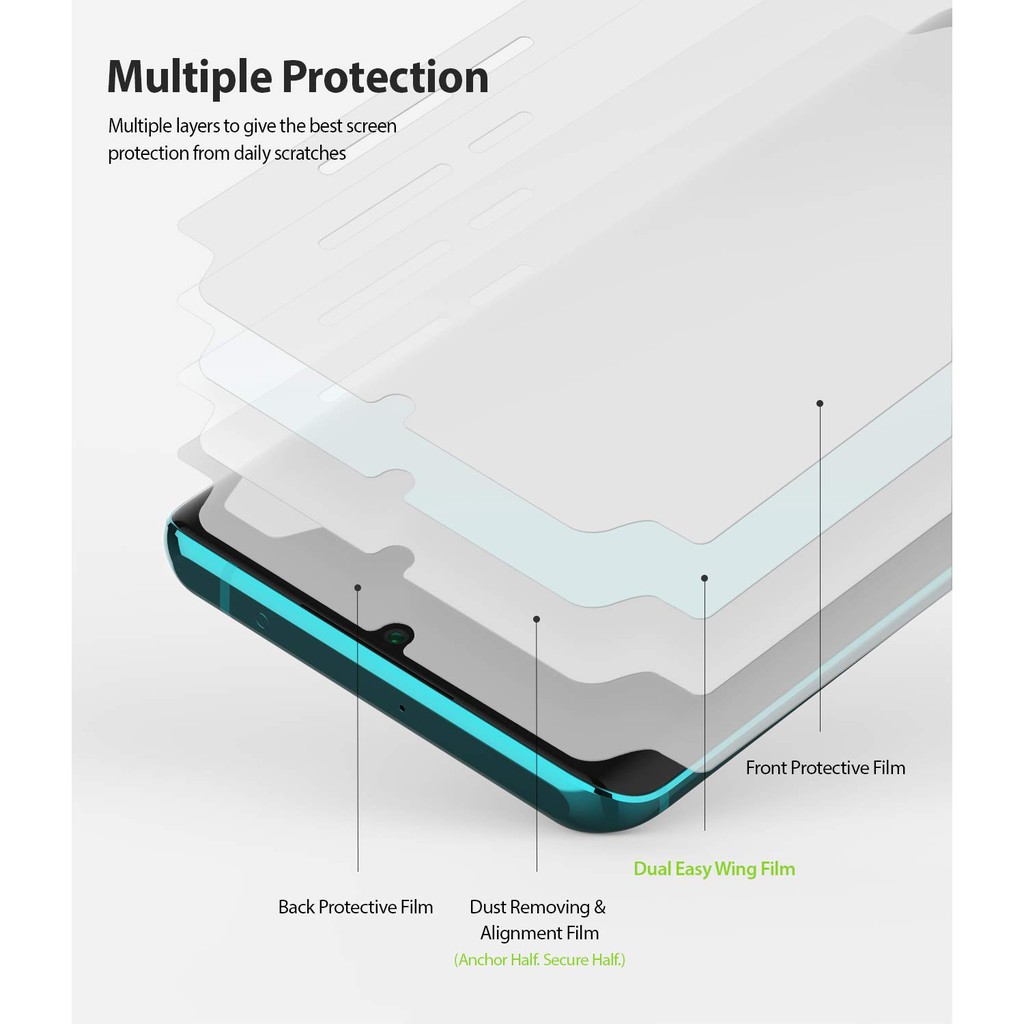 Ringke dual easy wing screen protector Xiaomi Mi Note 10 / 10 Pro CC9