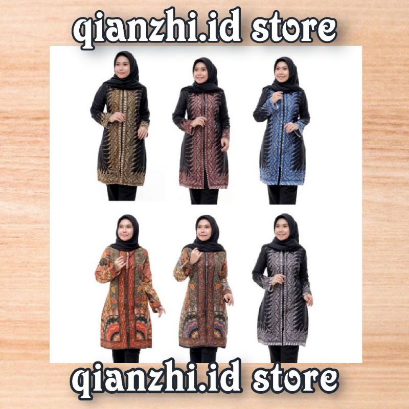 Pakaian atasan wanita | Batik Atasan Tunik modern | Macam Macam motif Batik Wanita