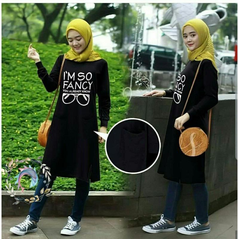 TUNIK FANCY FASHION / TUNIK MUSLIM / TUNIK FASHION / PAKAIAN WANITA / BAJU WANITA