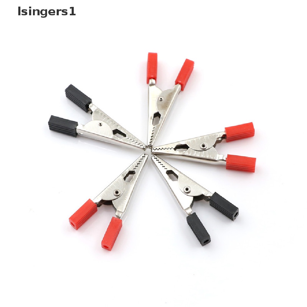 (lsingers1) 5pcs Klip Buaya 50mm Bahan Plastik Tahan Lama Dengan Sekrup